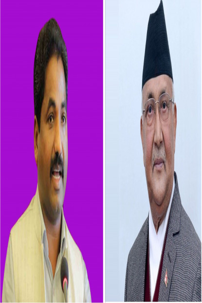 एमाले अध्यक्ष ओली र प्रभु साहबिच गोप्य छलफल, साहले लिखितै प्रतिबद्धता मागेपछि सहमति भएन